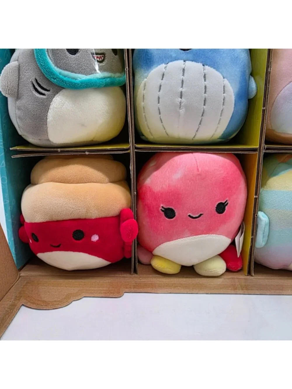 Squishmallows 5" Mini Plush 8-Pack  Sea Life Indie Orzella Fabiola Samir Gordon - Picture 10 of 11